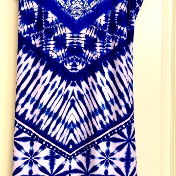 Venus Spaghetti Strap Maxi Dress Womens M adjustable starfish print Stretch - Picture 4 of 6